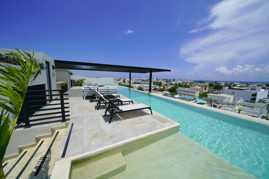 k playa del carmen real estate arenis rooftop pool
