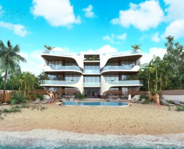 a oceanfront real estate in tulum tankah 52 facade from the ocean