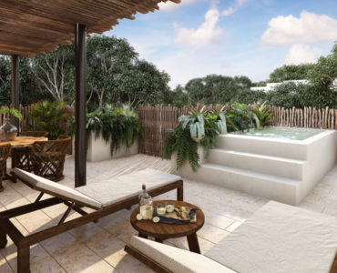 i tulum real estate gran tulum private terrace with pool