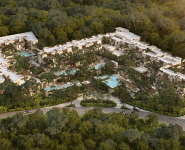 u tulum real estate gran tulum aerial view