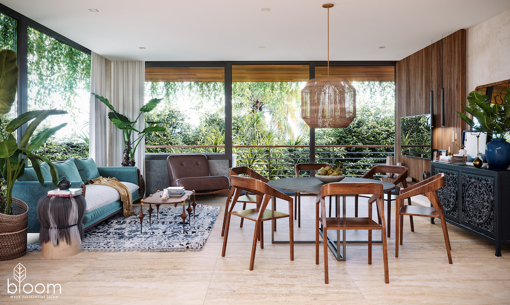 a tulum real estate bloom living space