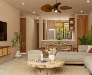 c aldea savia houses and apartments for sale in tulum living room