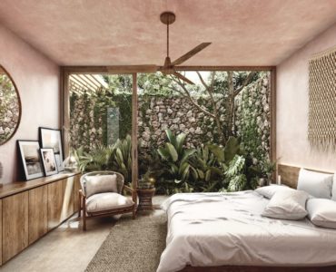 c entorno villas for sale in tulum guest bedroom
