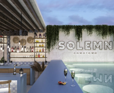 f solemn downtown condos for sale in tulum rooftop bar
