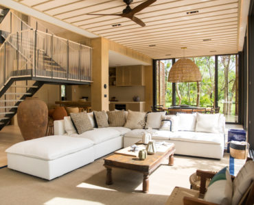 g palm villas luxury houses in playa del carmen living space