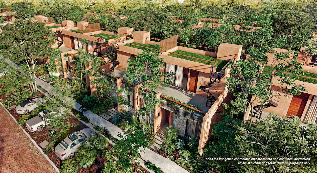 i aldea savia houses and apartments for sale in tulum green rooftops
