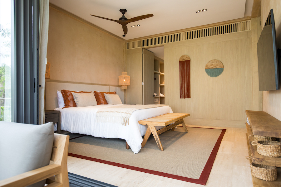 k palm villas luxury houses in playa del carmen bedroom