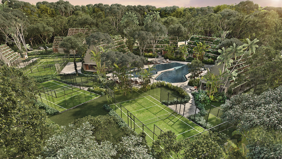 m kaybe lots for sale in tulum mexico tennis courts