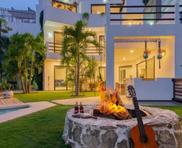 l houses for sale in tulum casa armonia fire pit