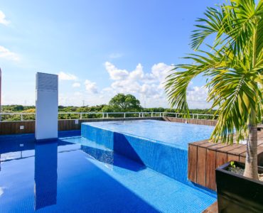 q condos en venta en playa del carmen piscina común azotea