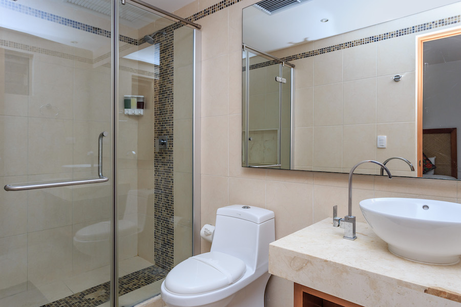o penthouse en venta en tulum real zama baño principal