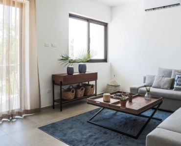 e lunata penthouse en venta en tulum sala ventanal