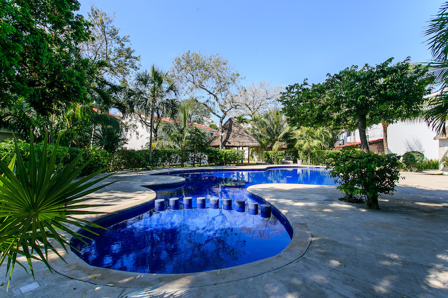 p condo for sale in playacar pakal common area swimming pool