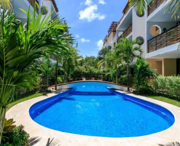 t departamento en venta en tulum encanto garden alberca