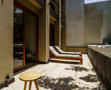 luxury real estate in aldea zama tulum art house private patio