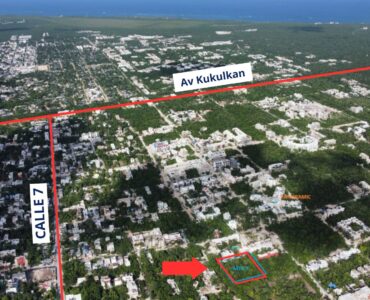 lot en venta en tulum region 15 ubicación