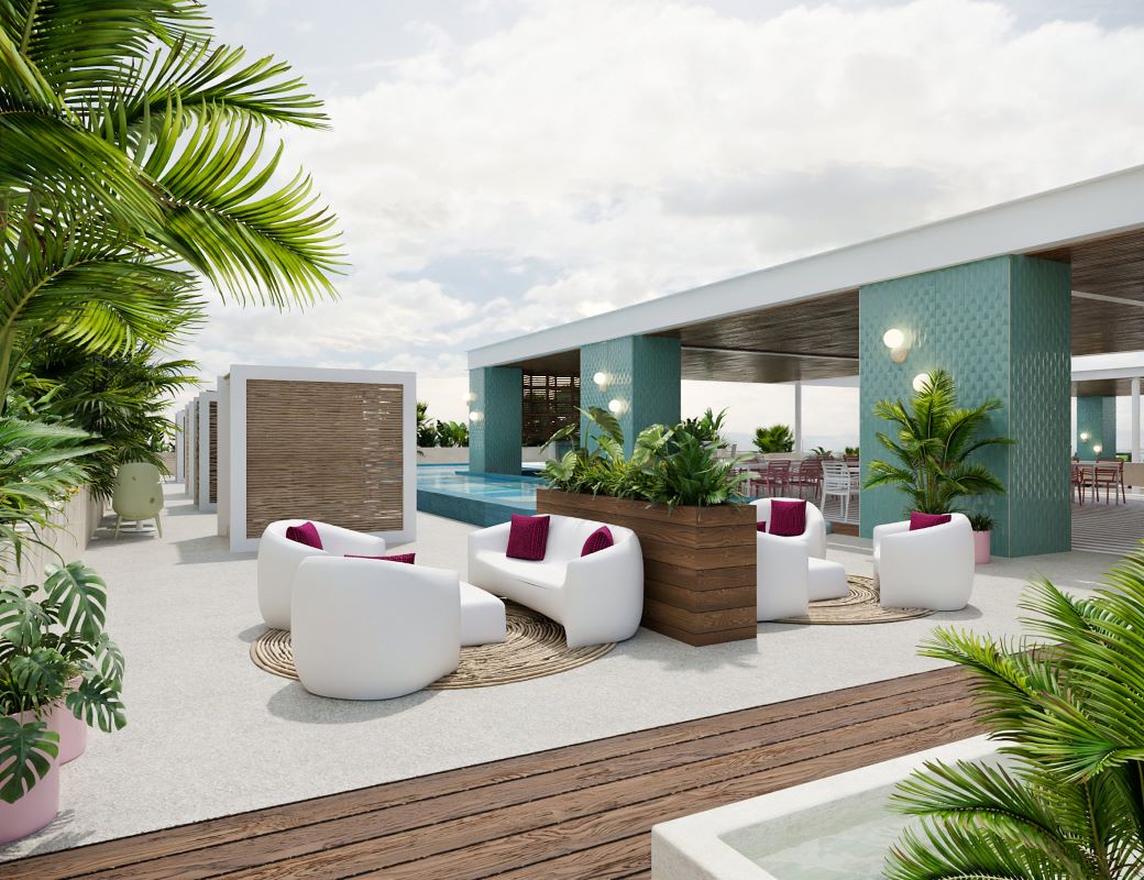 departamentos en venta playa del carmen sonni rooftop lounge