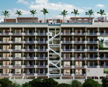 departamento en venta puerto morelos alux 33 edificio en la selva