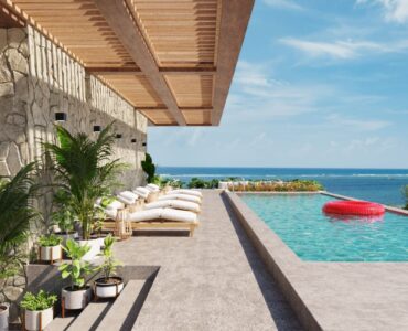 propiedades frente al mar en venta en puerto morelos sole blu piscina infinita en rooftop