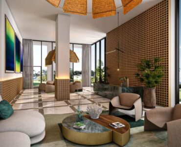 departamentos de lujo en venta en puerto cancun sls residences lobby