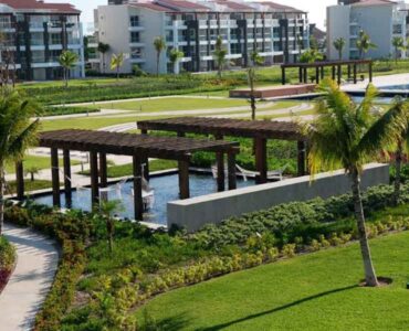 exclusive 2 bedroom condo for sale in mareazul playa del carmen garden with hammock