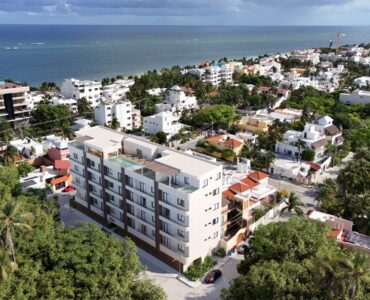 departamentos en venta cerca del mar en puerto morelos nalu residences edifico con vista al mar