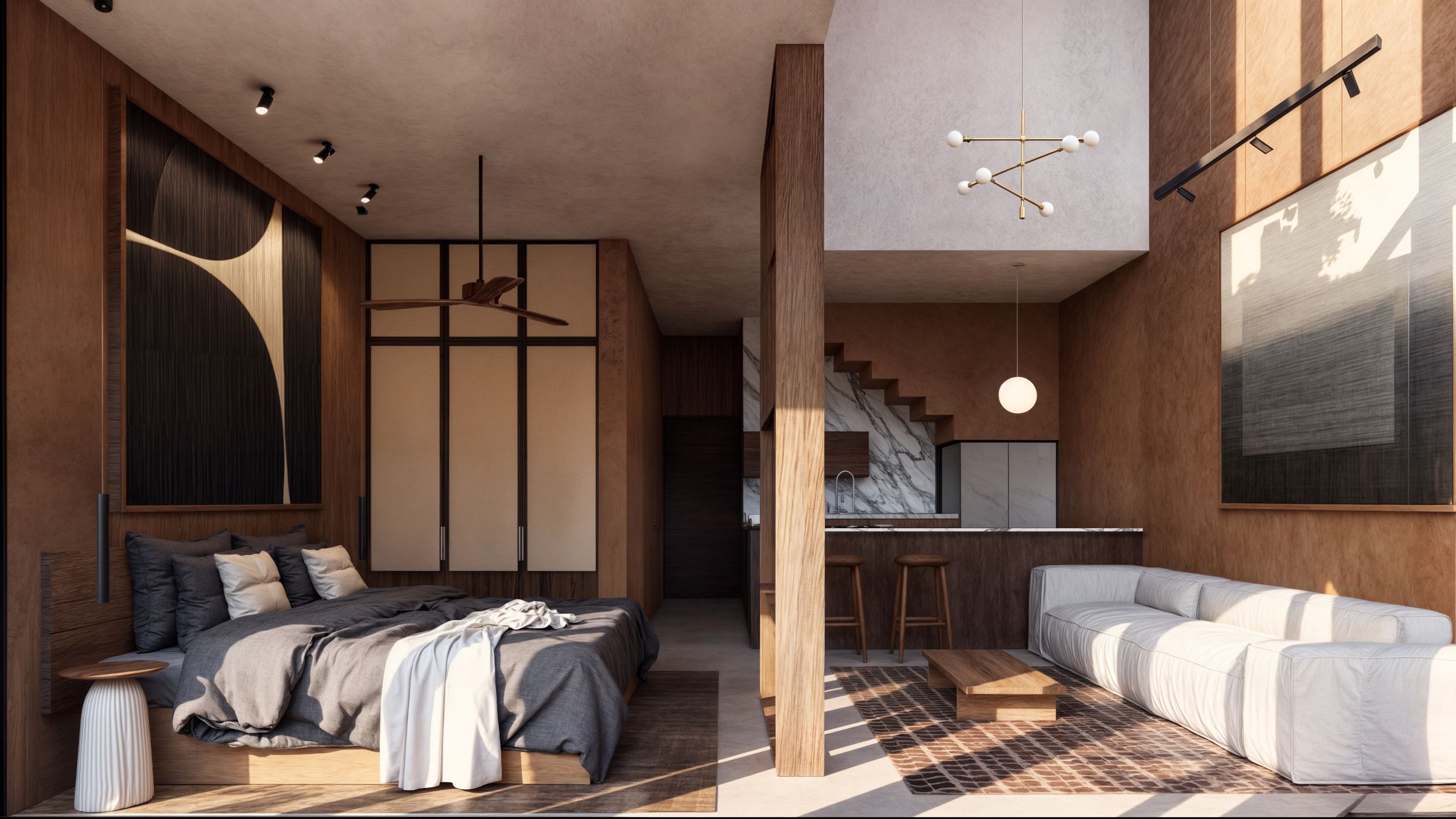 departamentos en venta en tohoku playa del carmen recamara estudio con sala