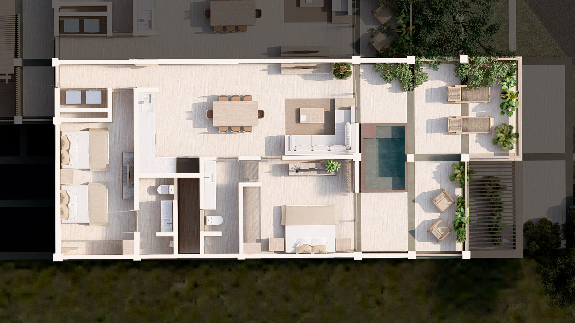 bacalar codos for sale ceiba two bedroom layout