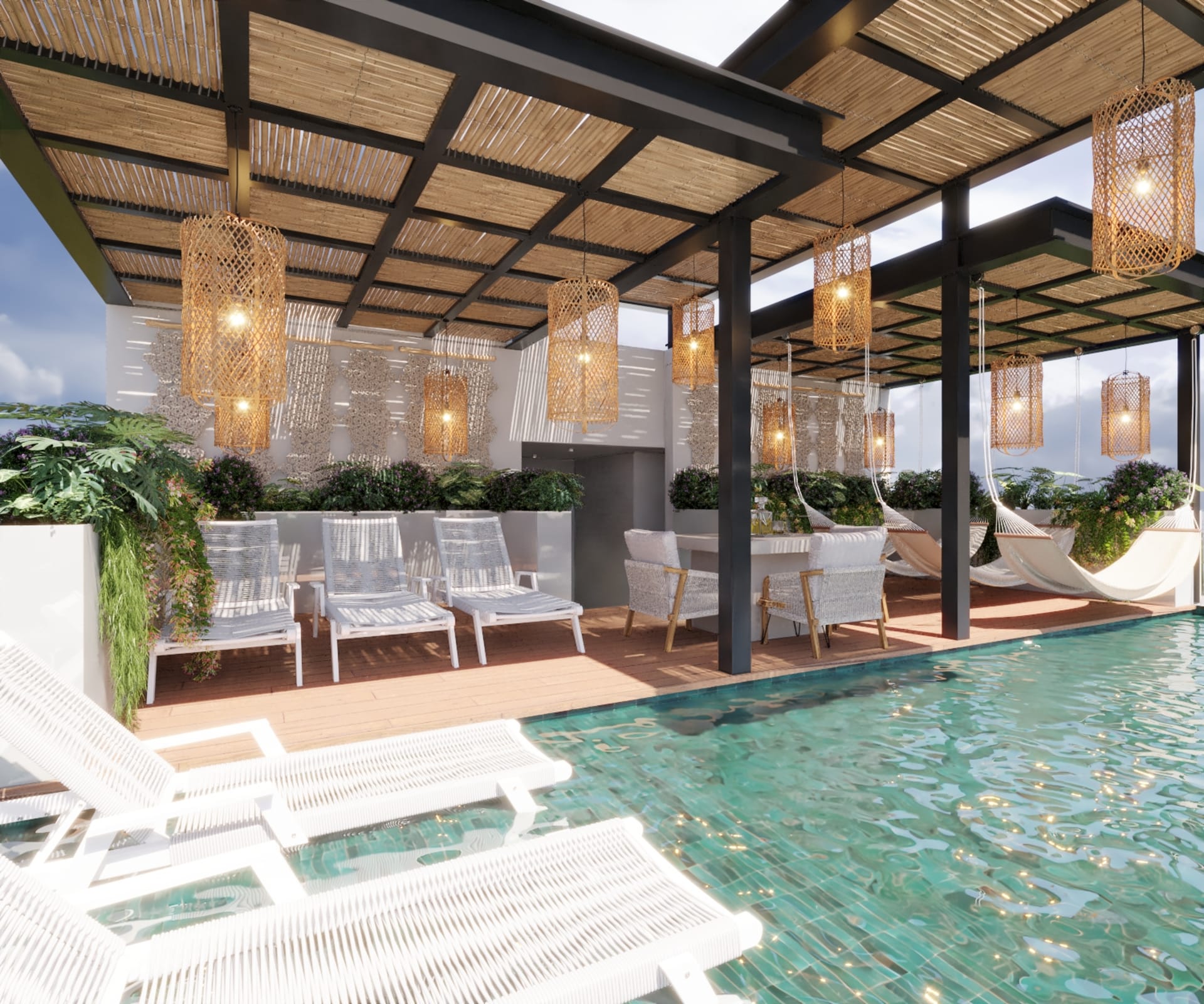 condos for sale in playa del carmen zen rooftop pool