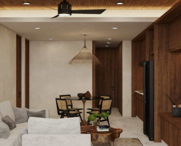 real estate puerto morelos piedra de mar dining room three bedroom condo