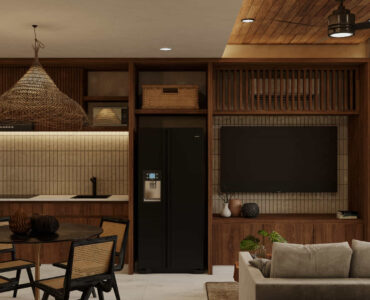 real estate puerto morelos piedra de mar living and dining room