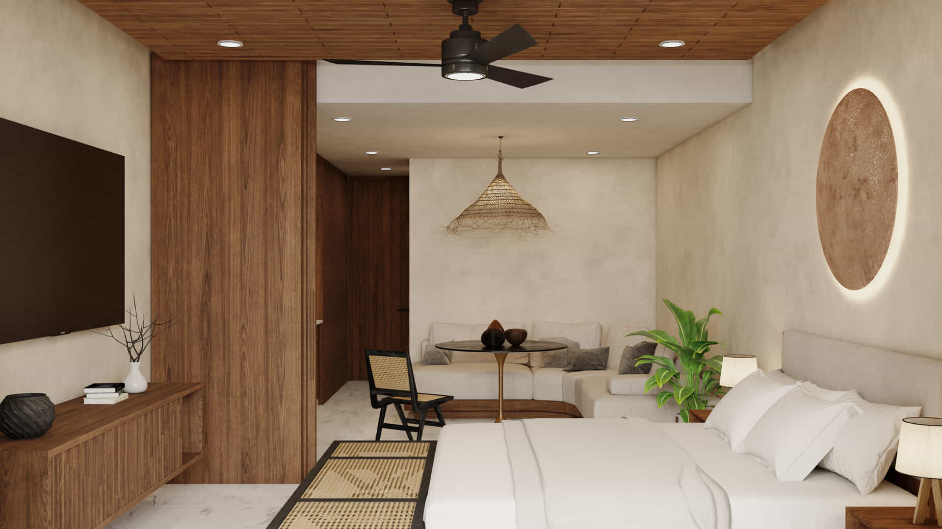real estate puerto morelos piedra de mar living area