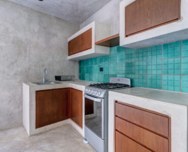 two bedroom condo at la veleta sukha 209 kitchen with cabinets