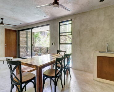 two bedroom condo at la veleta sukha 209 table and terrace