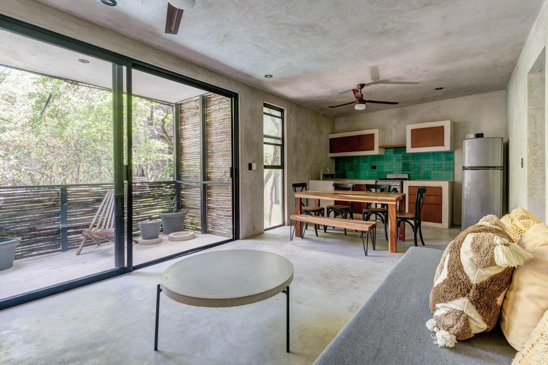 two bedroom condo at la veleta sukha 209 terrace living room