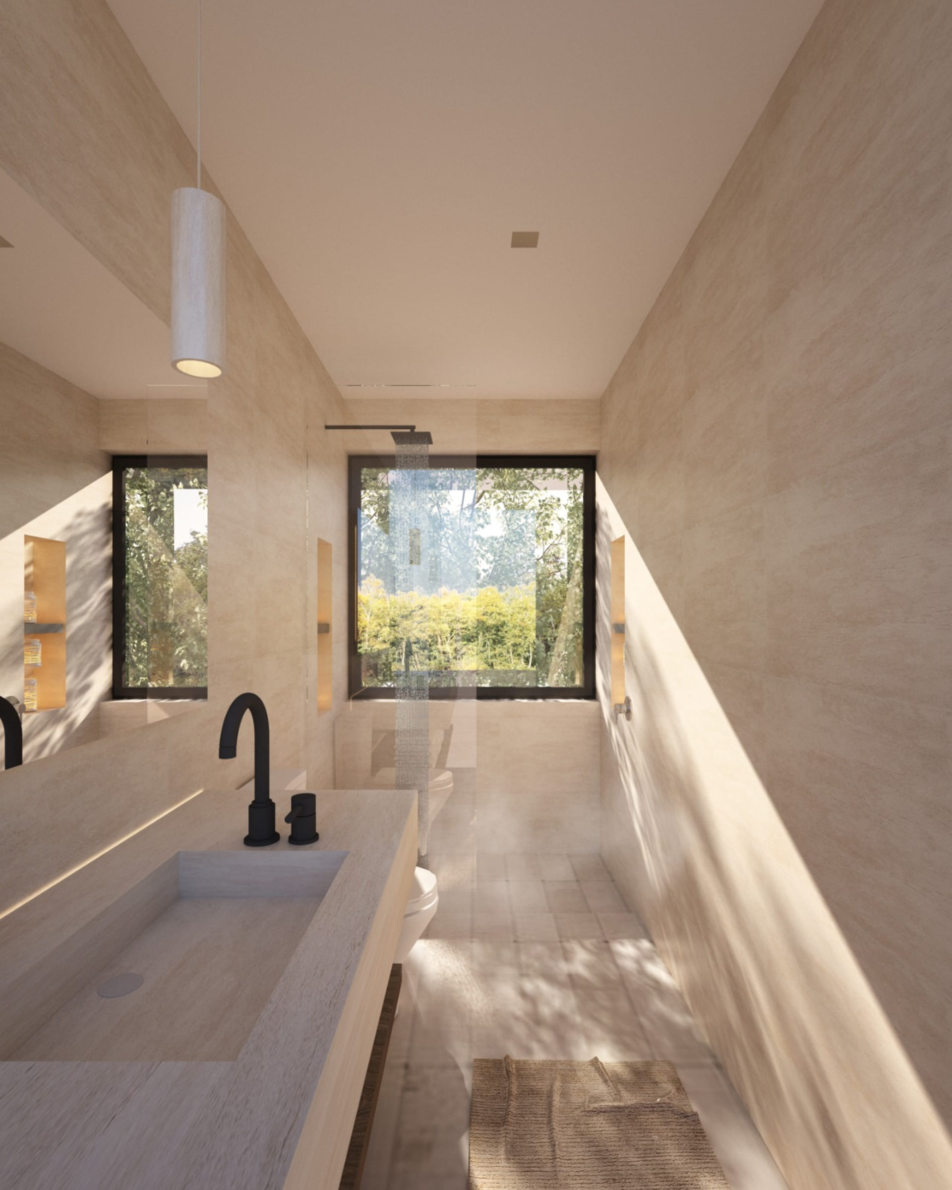 villas for sale in bacalar ichkabal bathroom