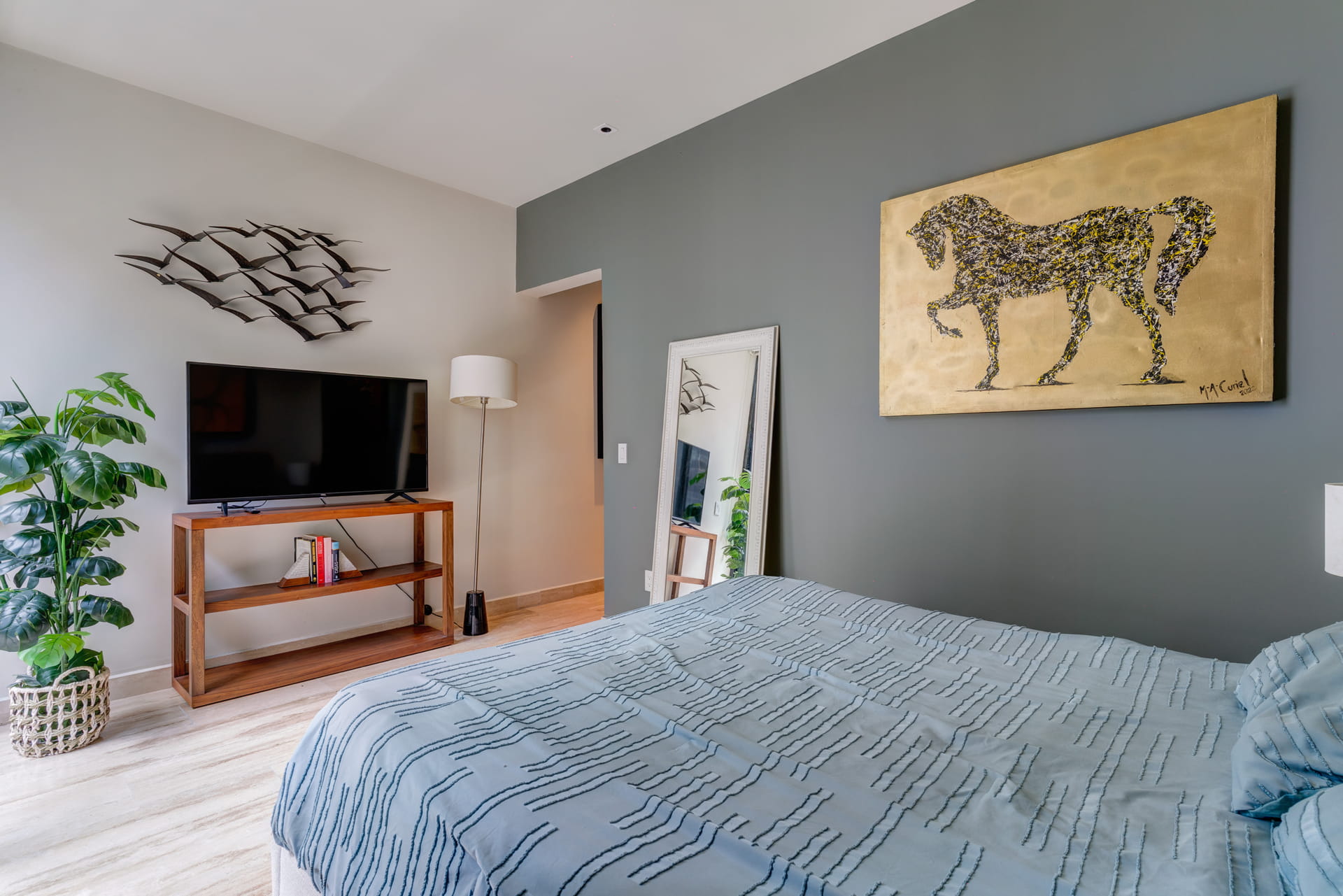 condo for sale in playa del carmen musa del carmen bedroom with tv