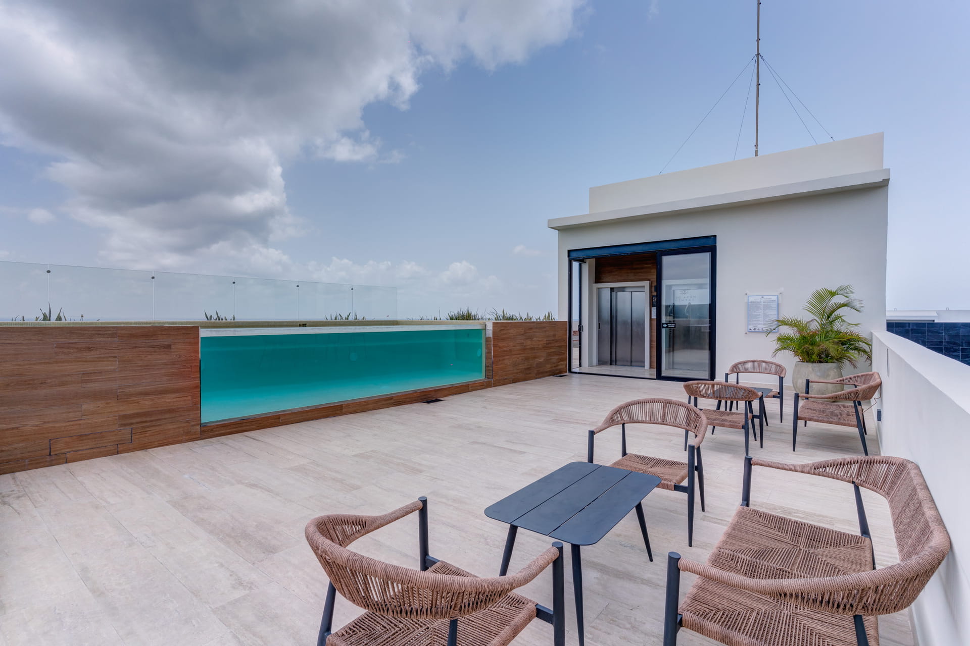 condo for sale in playa del carmen musa del carmen sky pool