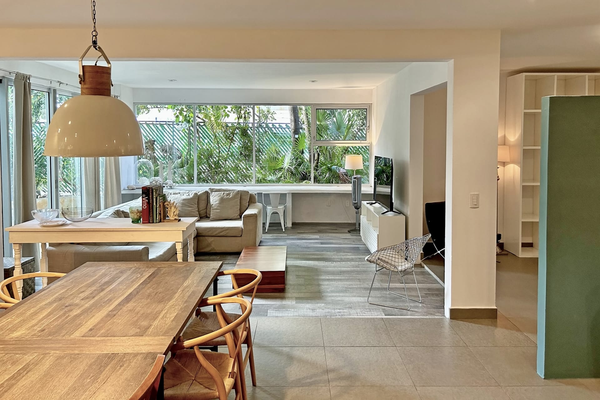 condo for sale in playacar vaiven del viento comedor viendo al family room