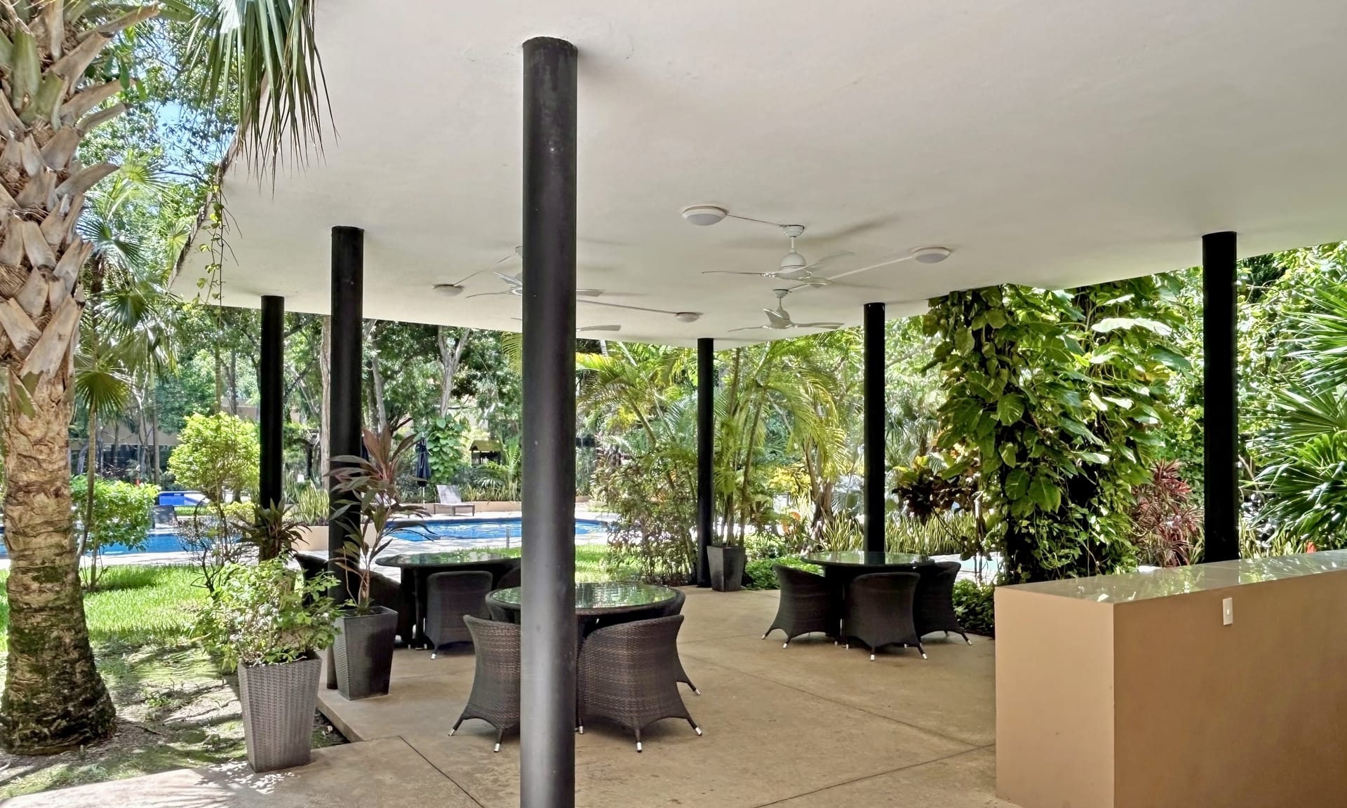 condo for sale in playacar vaiven del viento palapa para eventos y convivio