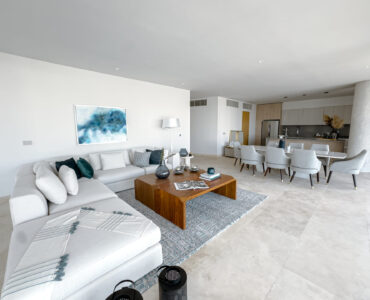 real estate puerto cantun alba living room with terrace