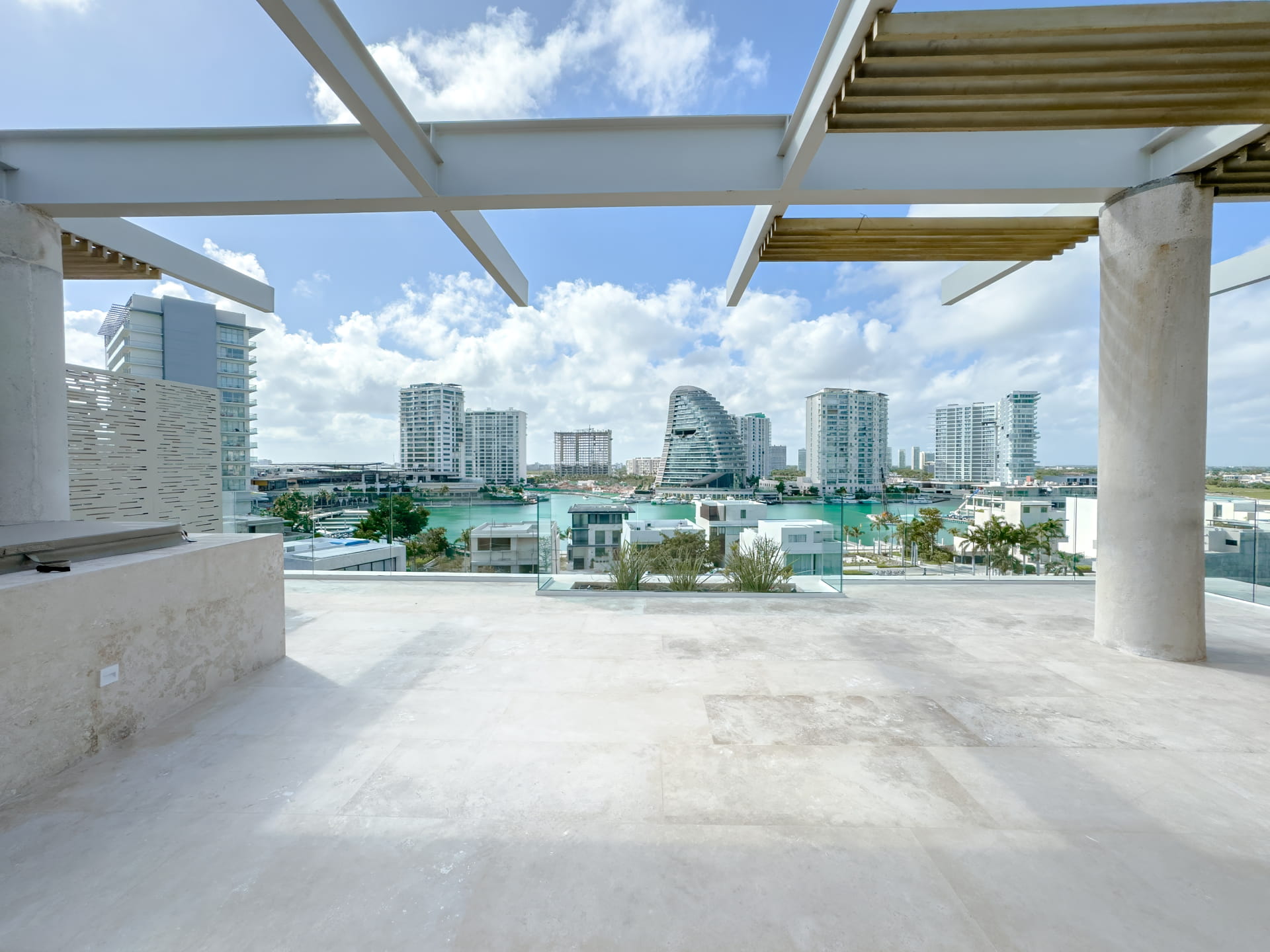 real estate puerto cantun alba rooftop ocean view with jacuzzi