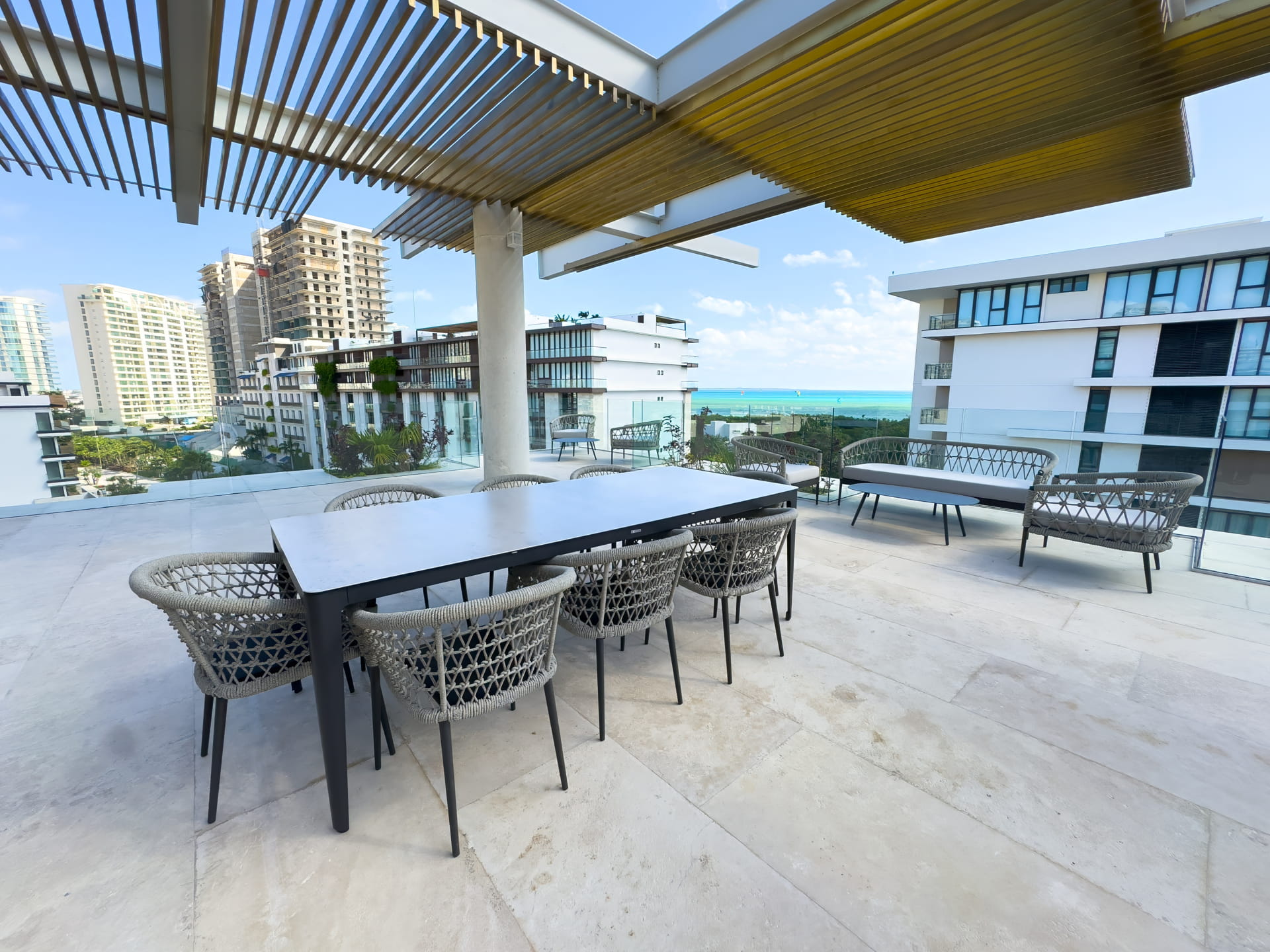 real estate puerto cantun alba rooftop ocean view