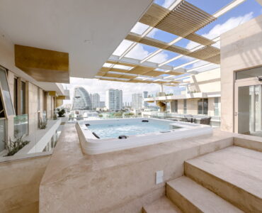 real estate puerto cantun alba rooftop with jacuzzi