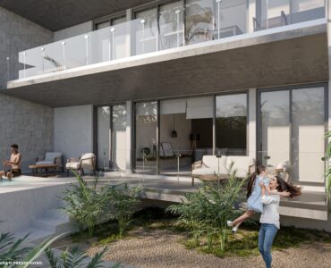 sek tulum country club condos for sale sek terraza de jardín a desnivel con alberca