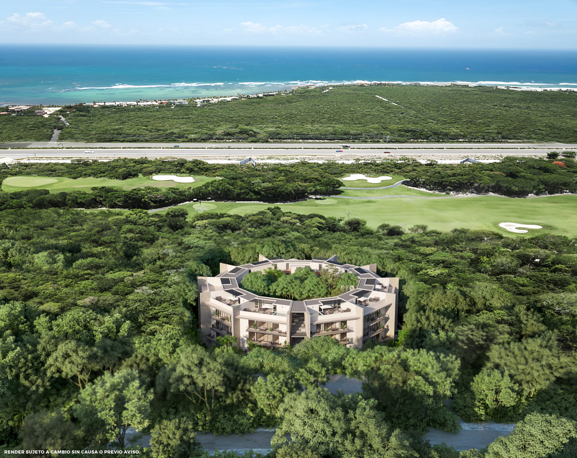 sek tulum country club condos for sale sek vista aerea