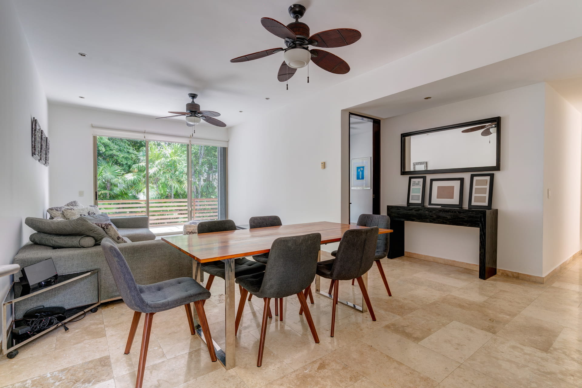 rincon del mar 3 bedroom house in playacar living room