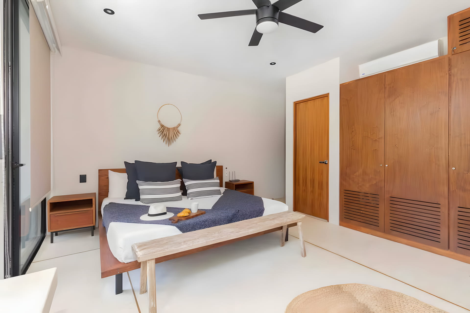 sundara two bedroom condo for sale in tulum bedroom with closets