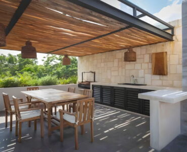 sundara two bedroom condo for sale in tulum grill area