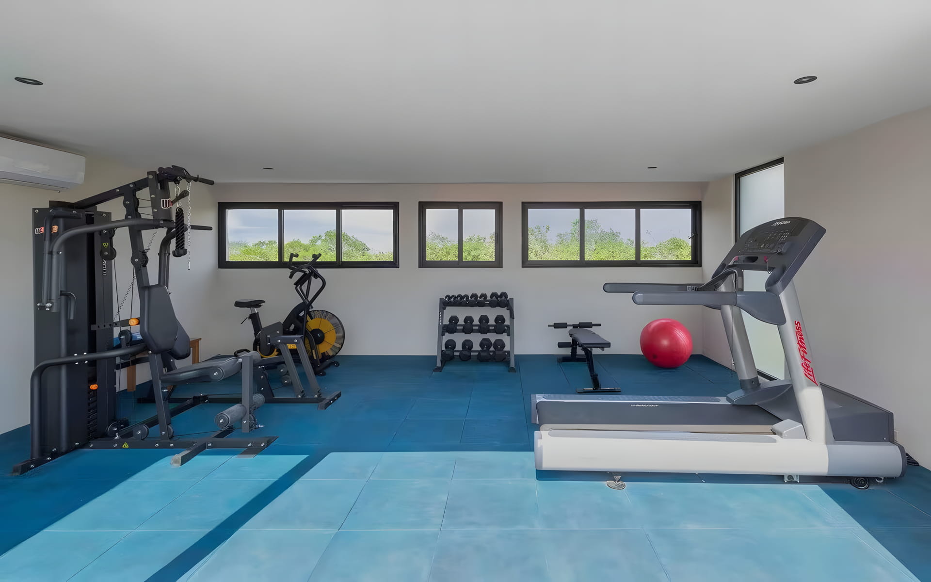 sundara two bedroom condo for sale in tulum gym with weigh lifting zone